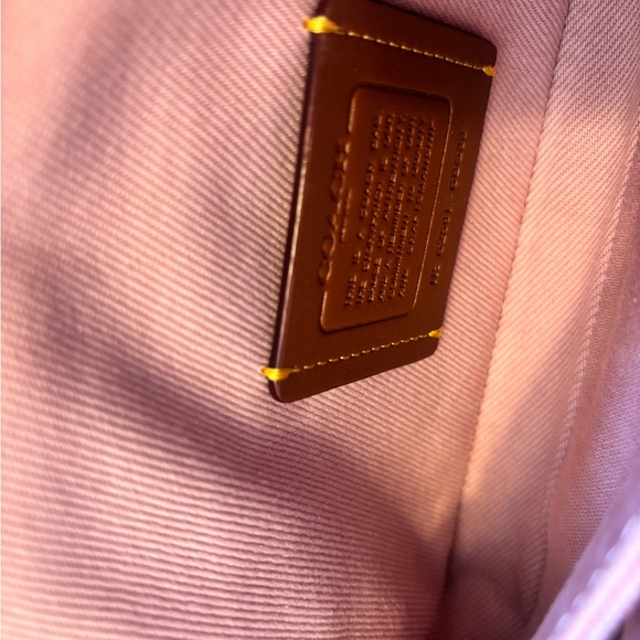 Coach Blush Quilted Shoulder Bag - Picture 7 of 11